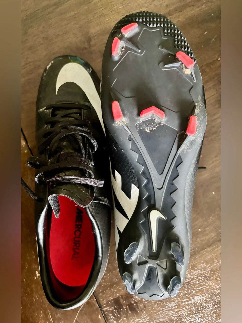 Black Nike Soccer Cleats